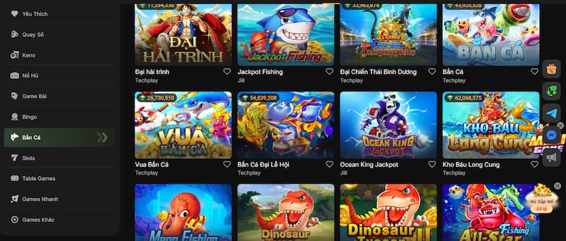 Kho game bắn cá 8Day 